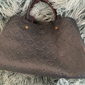LOUIS VUITTON Empreinte Montaigne MM Navy